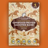 Wazoogles Vanilla Sky Superfood Protein Blend, 33g
